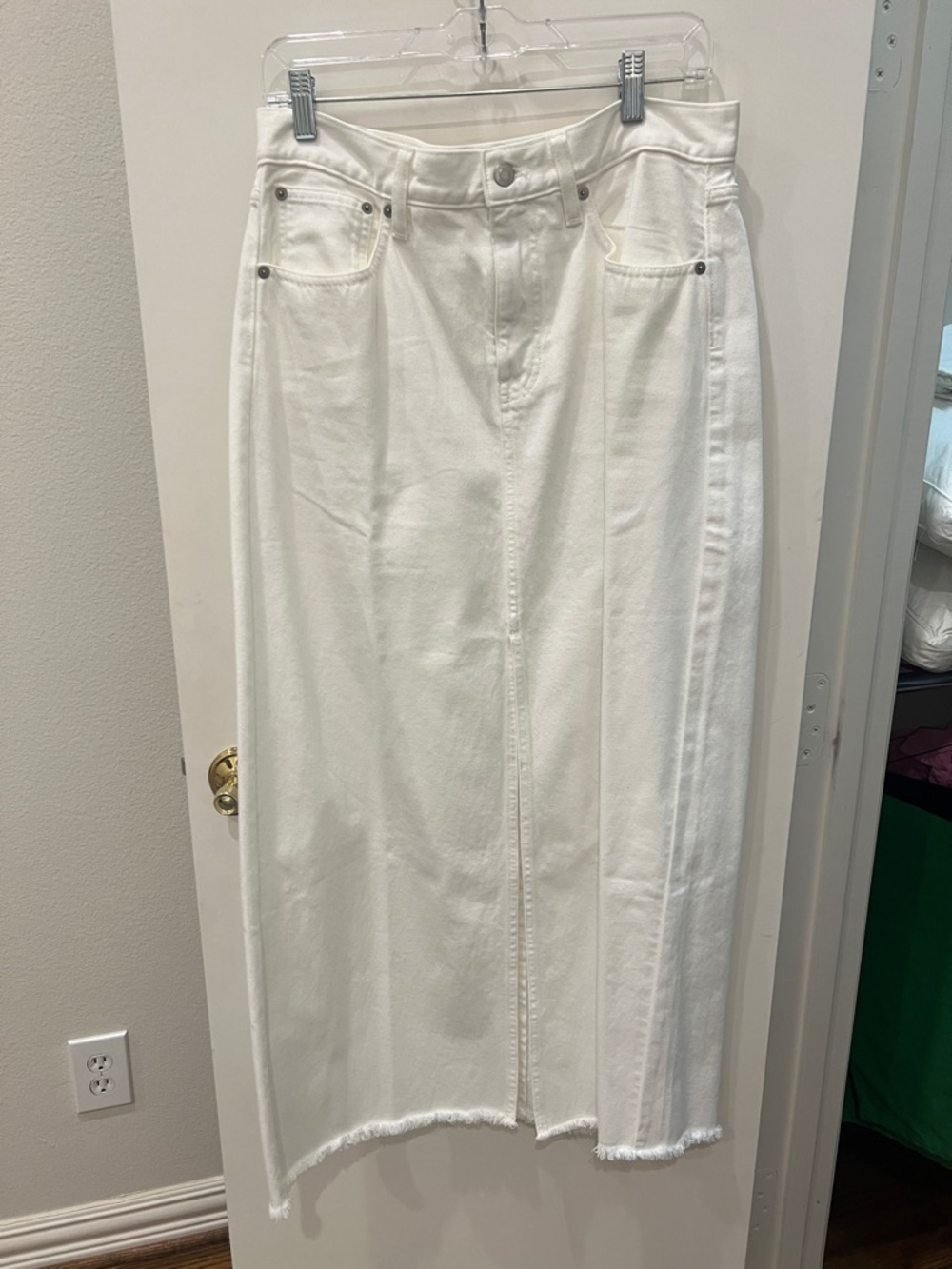 NWOT J.Crew Denim Maxi Skirt